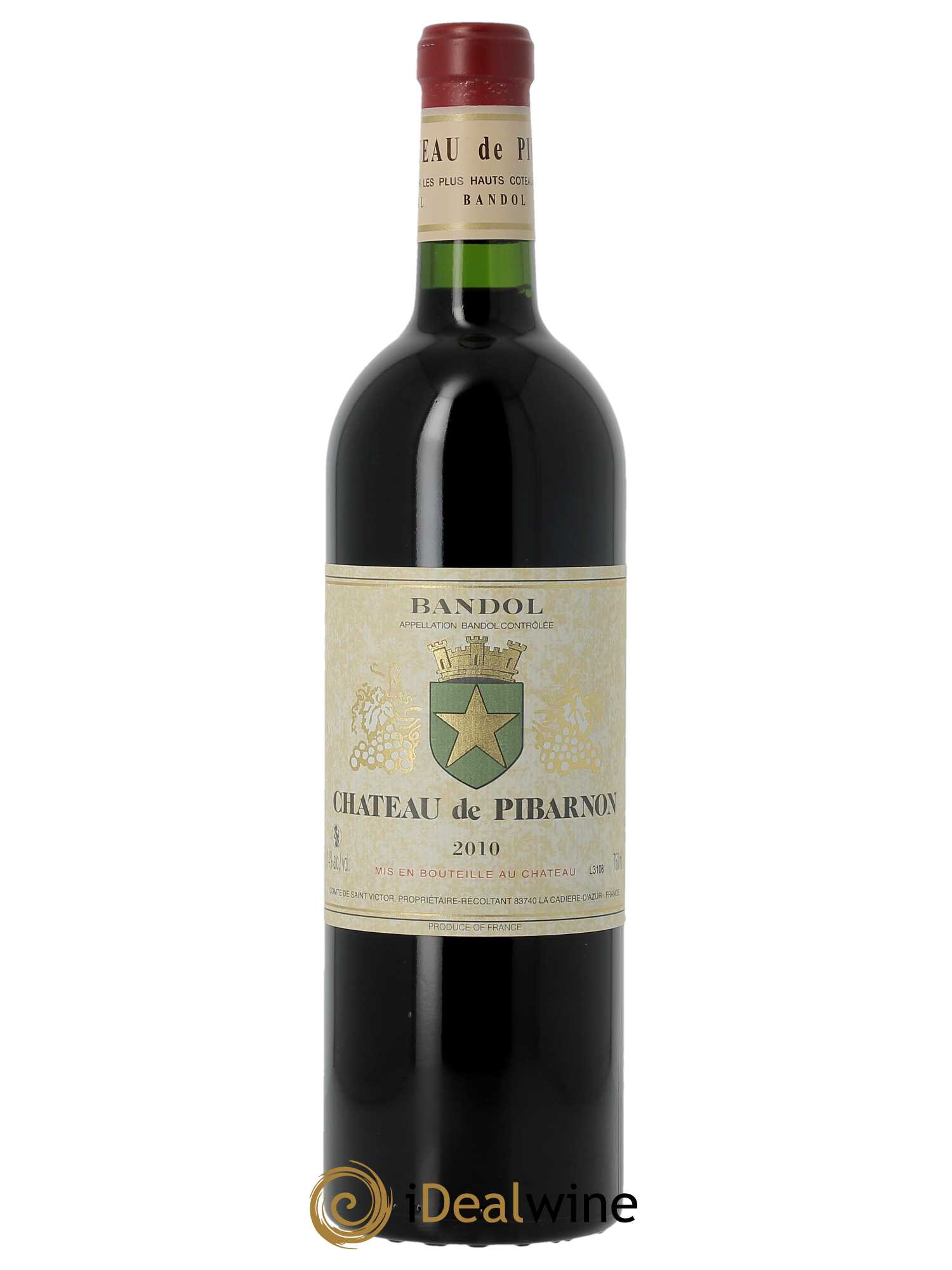 Bandol Château de Pibarnon Comte de Saint-Victor  2010 - Lot de 1 Bouteille