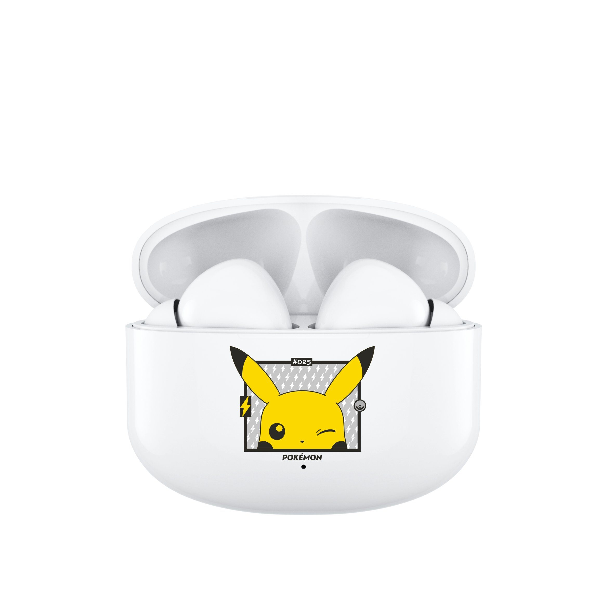 OTL Pokémon Pikachu Bluetooth 5.1 Kinder-Kopfhörer mit Ladebox Bluetooth-Kopfhörer (Google Assistant, Siri, Alexa, Voice Assistant, Bluetooth, True Wireless, Hochwertiger Sound, Leichtes Gewicht)