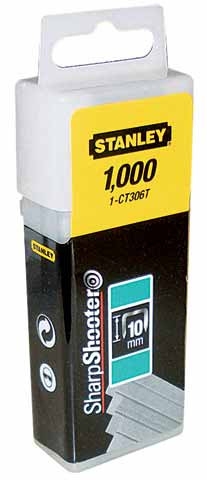 Capse Stanley 1-CT306T 10 mm tip CT - 1000 bucăți