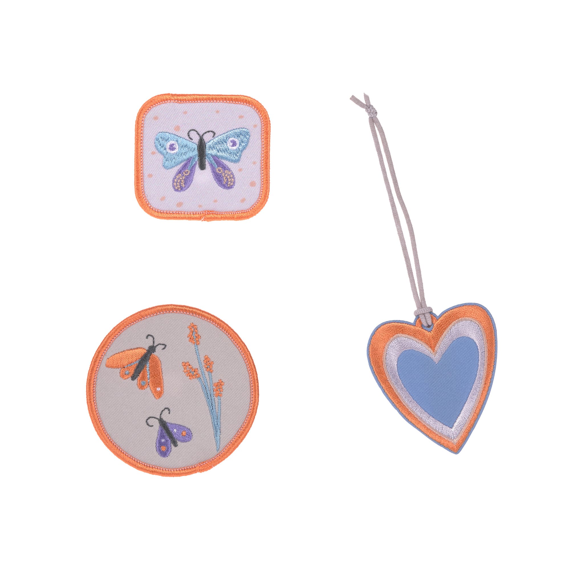 Anhänger & Patches - Schul Set Unique, Butterfly