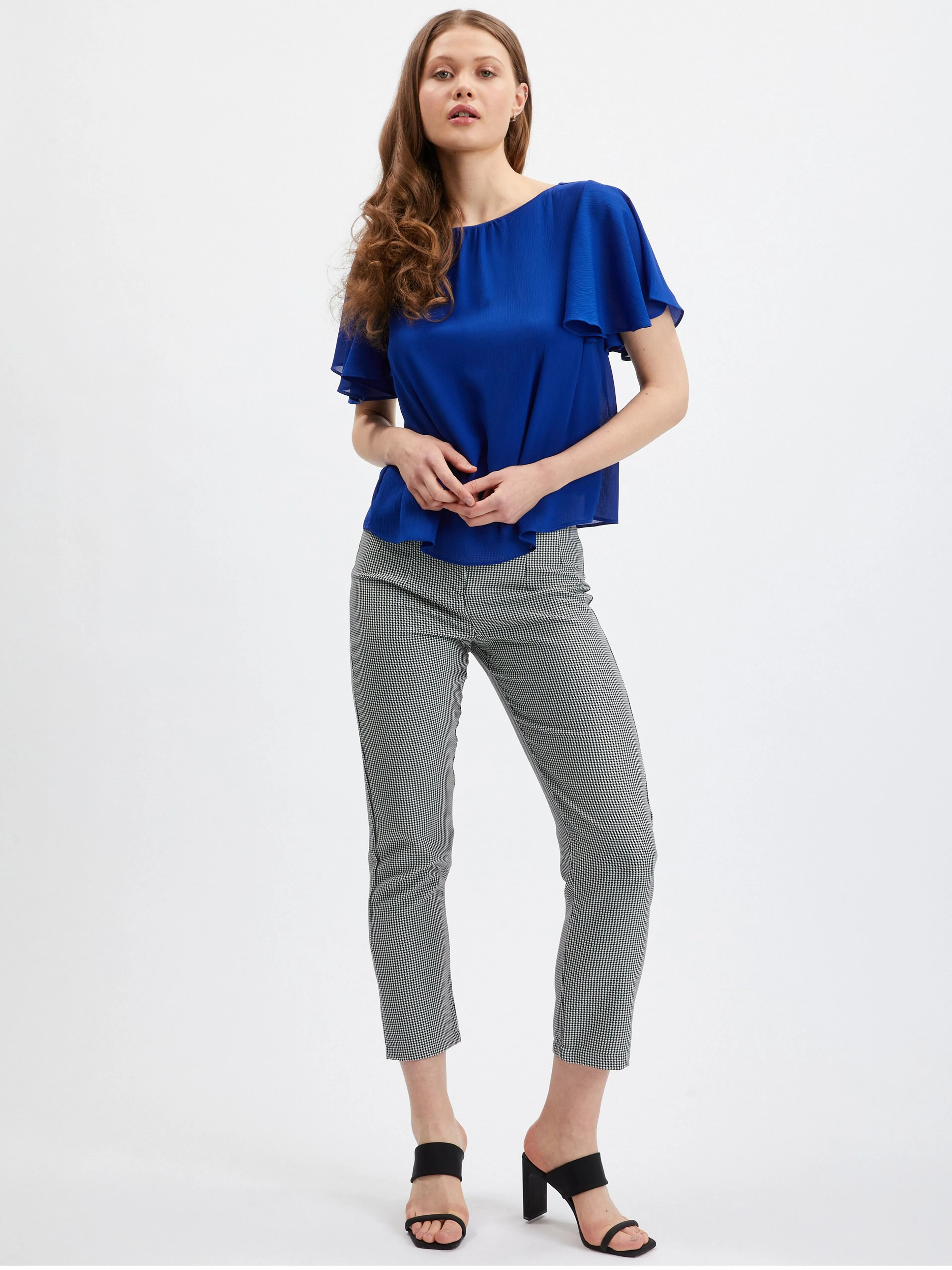 Blaue Damenbluse ORSAY