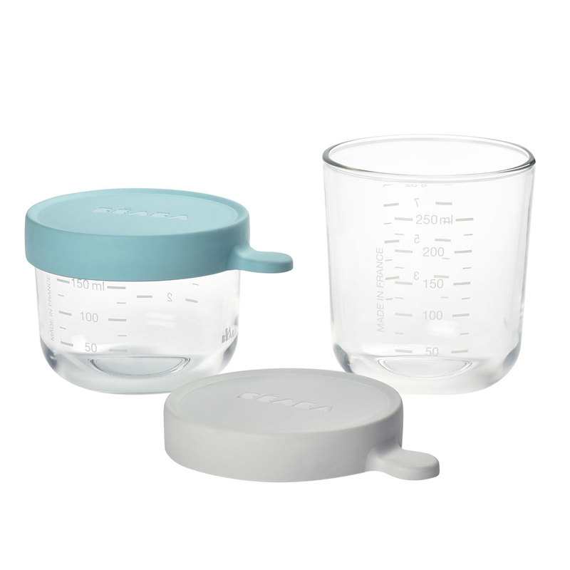 Coffret de 2 portions verre 150/250 ml Beaba