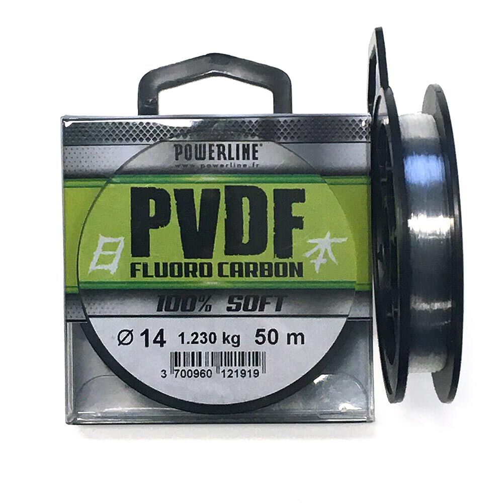 Fluorokarbon powerline 100 % myk 50 m snelle