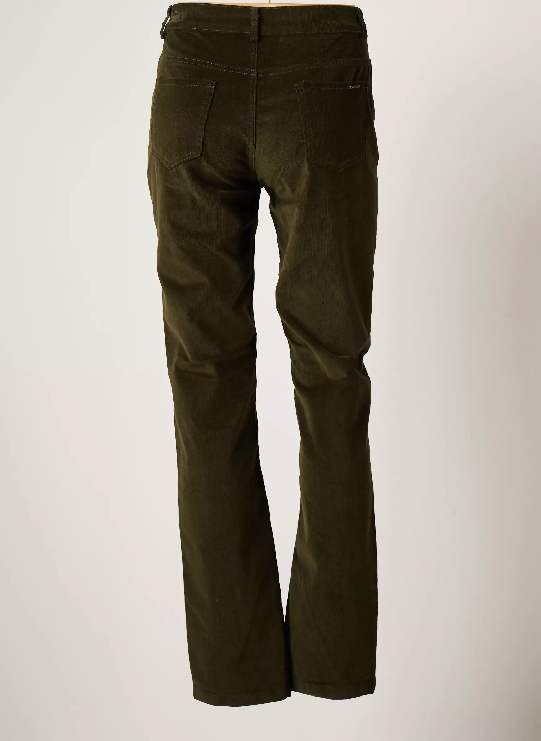 S Quise Pantalons Slim Femme couleur vert