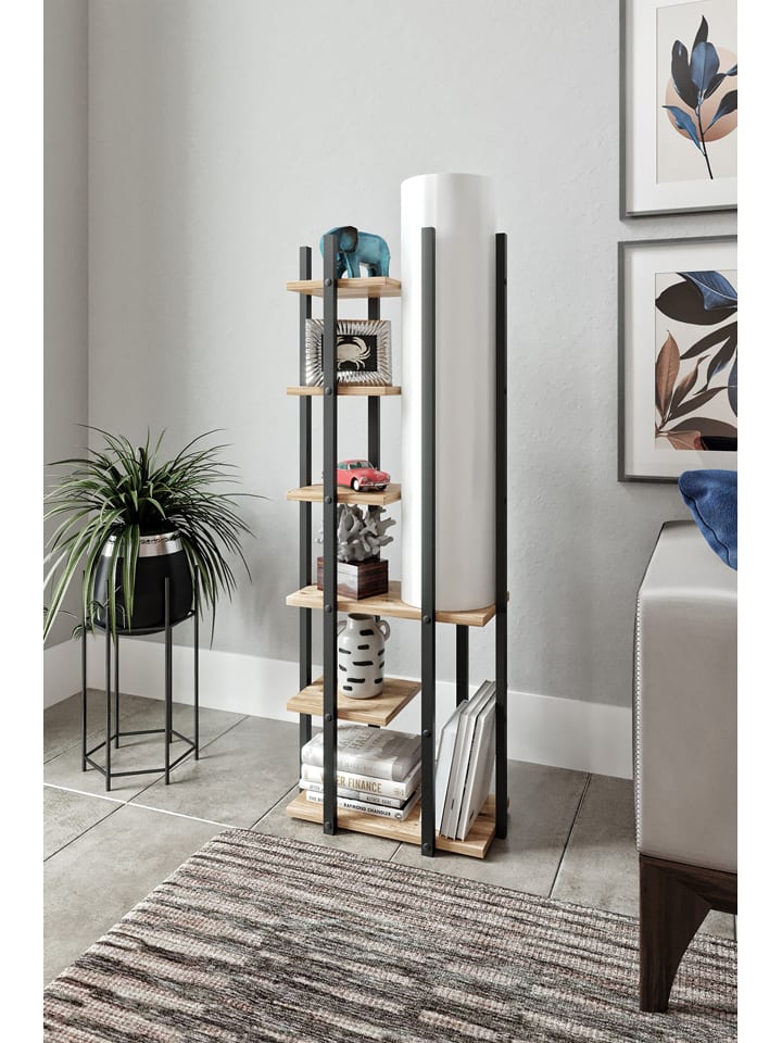 Opviq Standleuchte in Hellbraun/ Schwarz - (B)45 x (H)135 cm günstig kaufen onesize