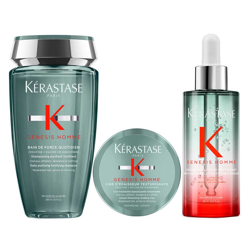 Kérastase Genesis Homme Mittelstarker Haarverlust Bundle