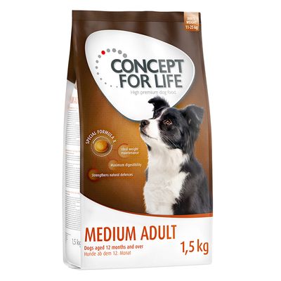4 x 1 kg / 1.5 kg Concept for Life zum Sonderpreis!