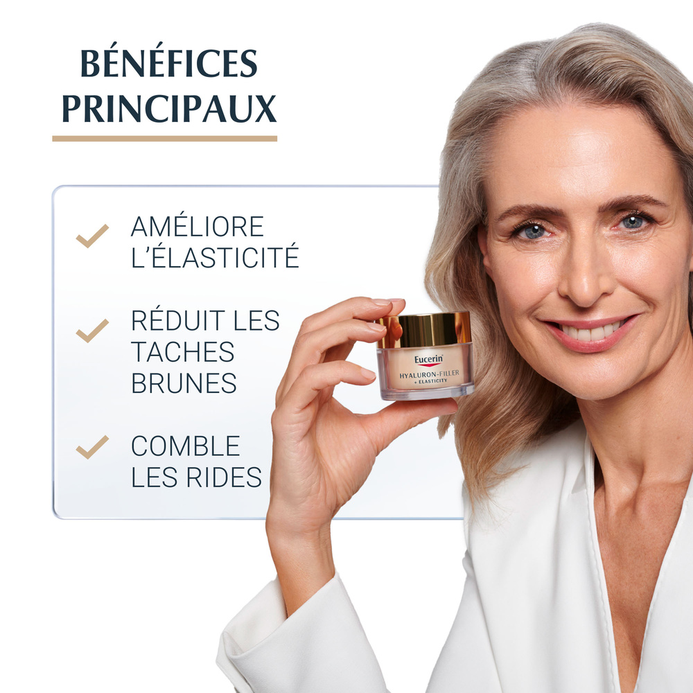 eucerin EUCERIN HYALURON-FILLER + ELASTICITY Soin de Jour SPF 15 50 ml Soin de Jour