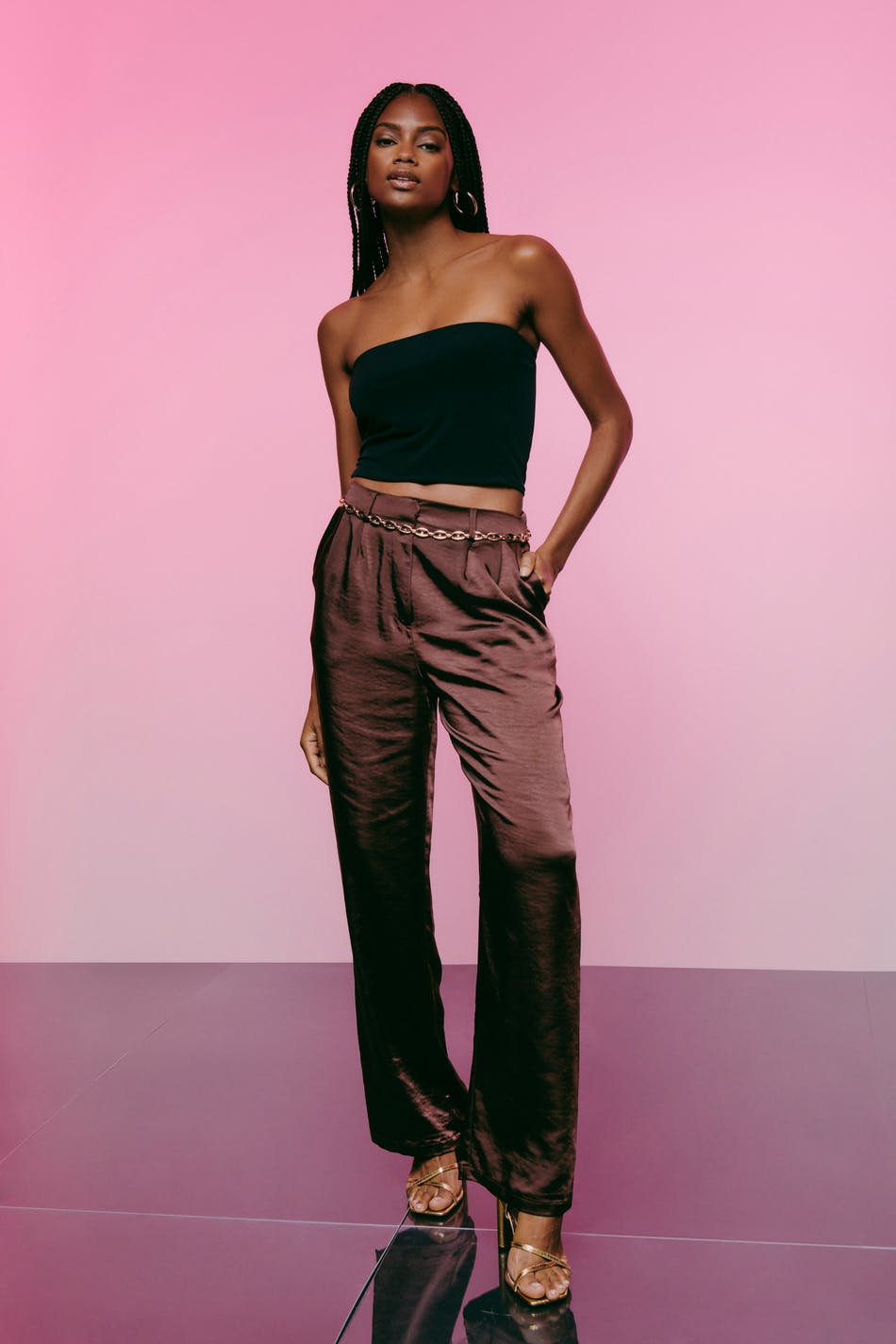 Straight tube top