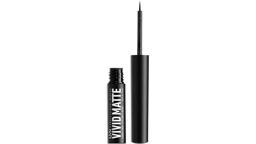 NYX PROFESSIONAL MAKEUP VIVID MATTE Liquid Liner Black - Black