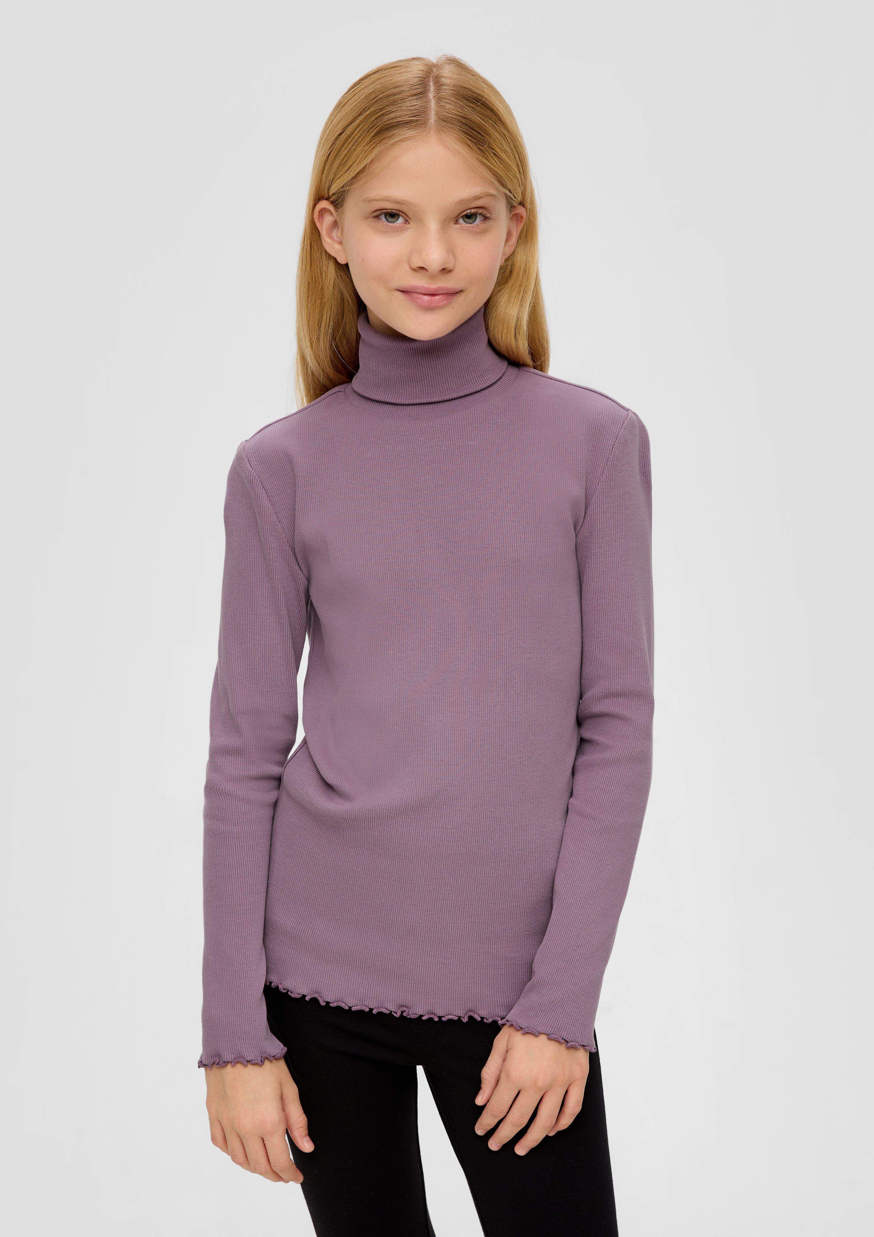 Rollkragenpullover mit Rippstruktur  2137284-4758
