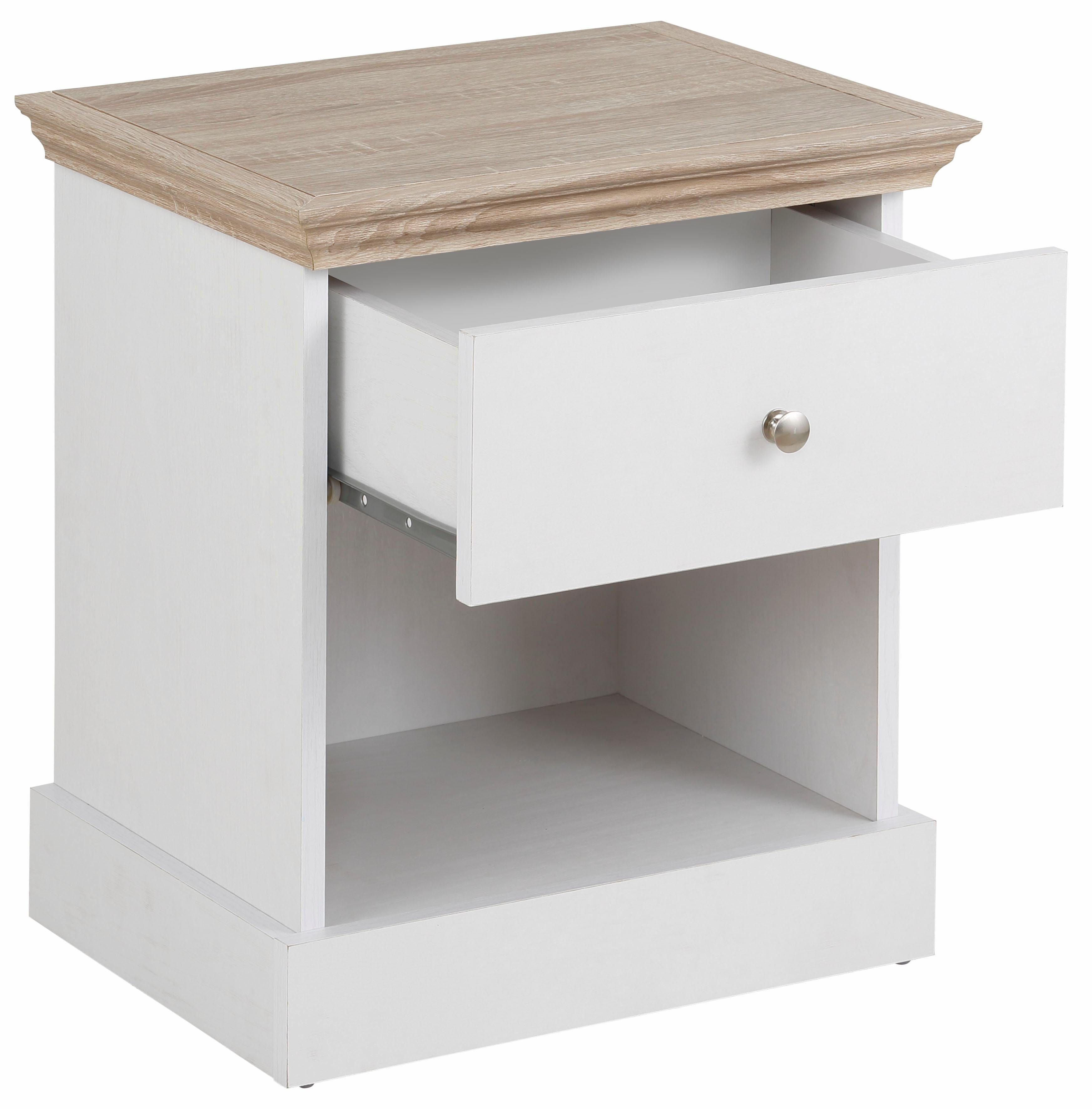 Home affaire Nachtkonsole Binz, mit einem schönen Metall Knopfgriff, Breite 45 cm
