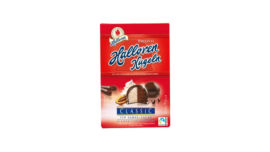 Halloren Kugeln Sahne-Cacao 125 g