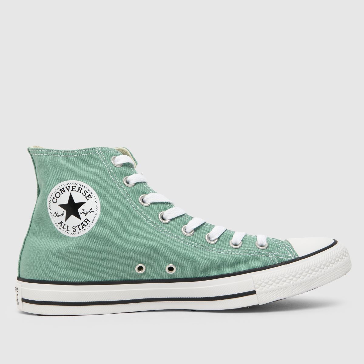 Converse – All Star – Gröna höga sneakers