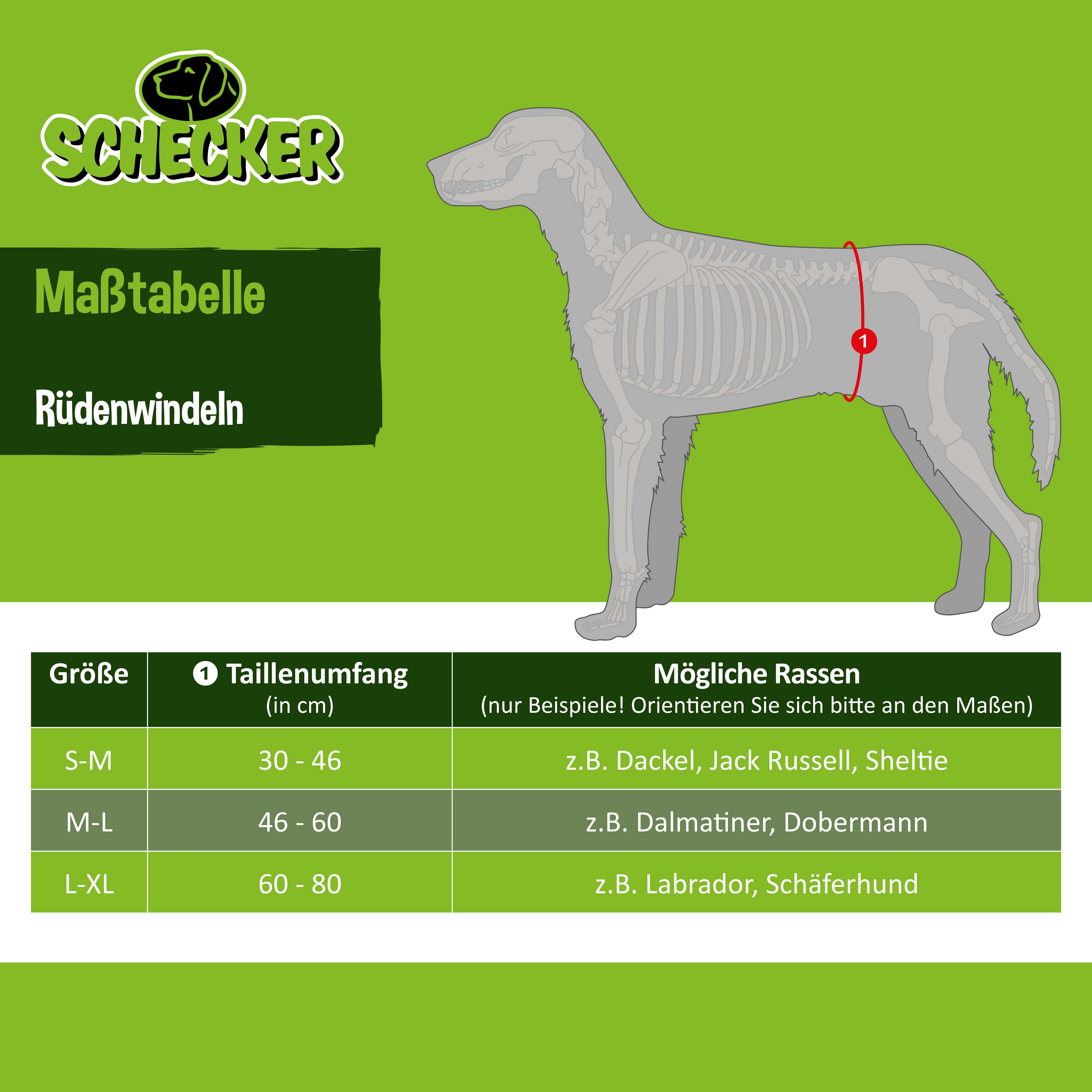 Schecker Hundewindel Rüdenwindeln im Mehrpack