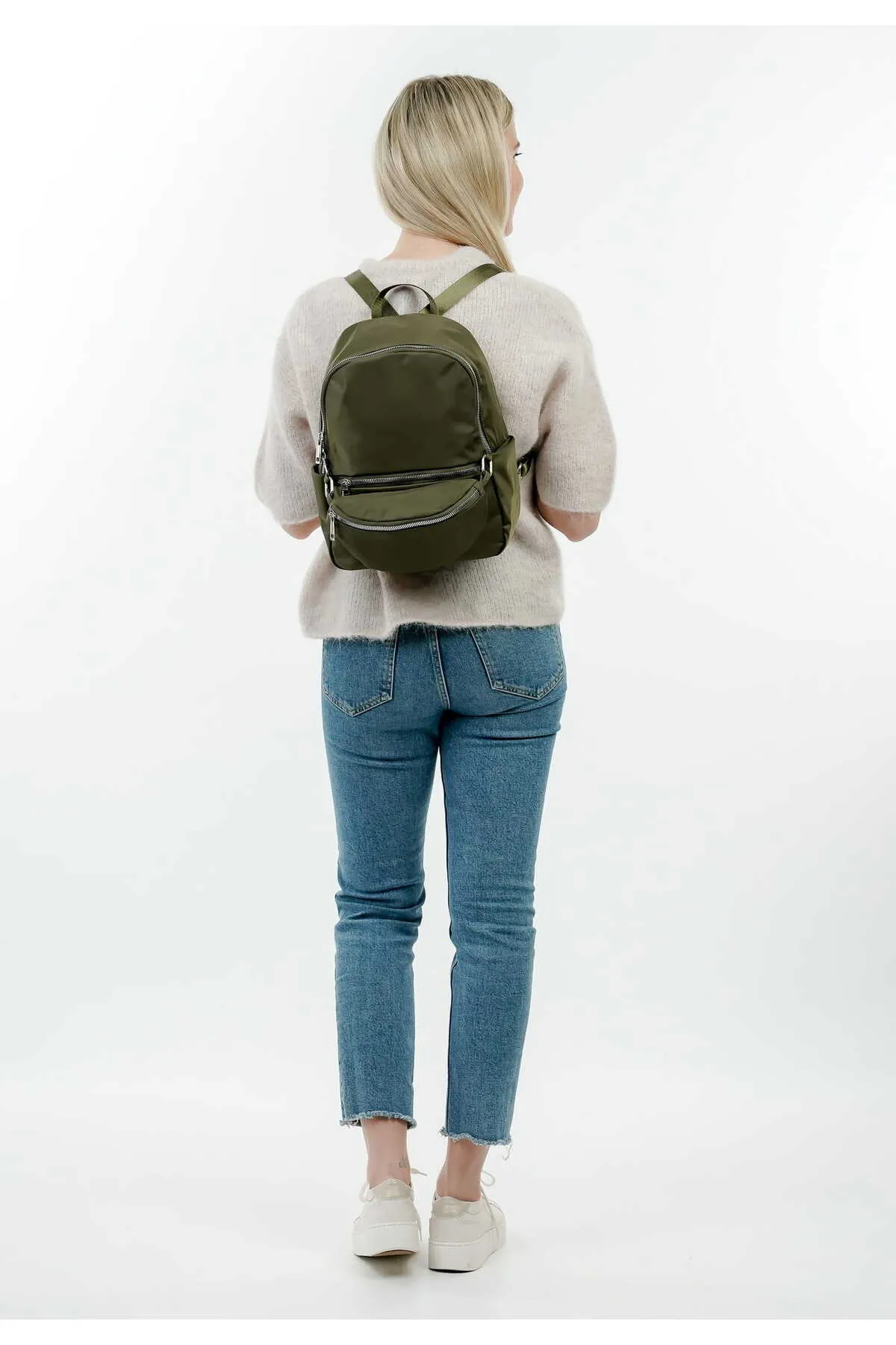 Emily & Noah  Rucksack - Grün - Unifarben