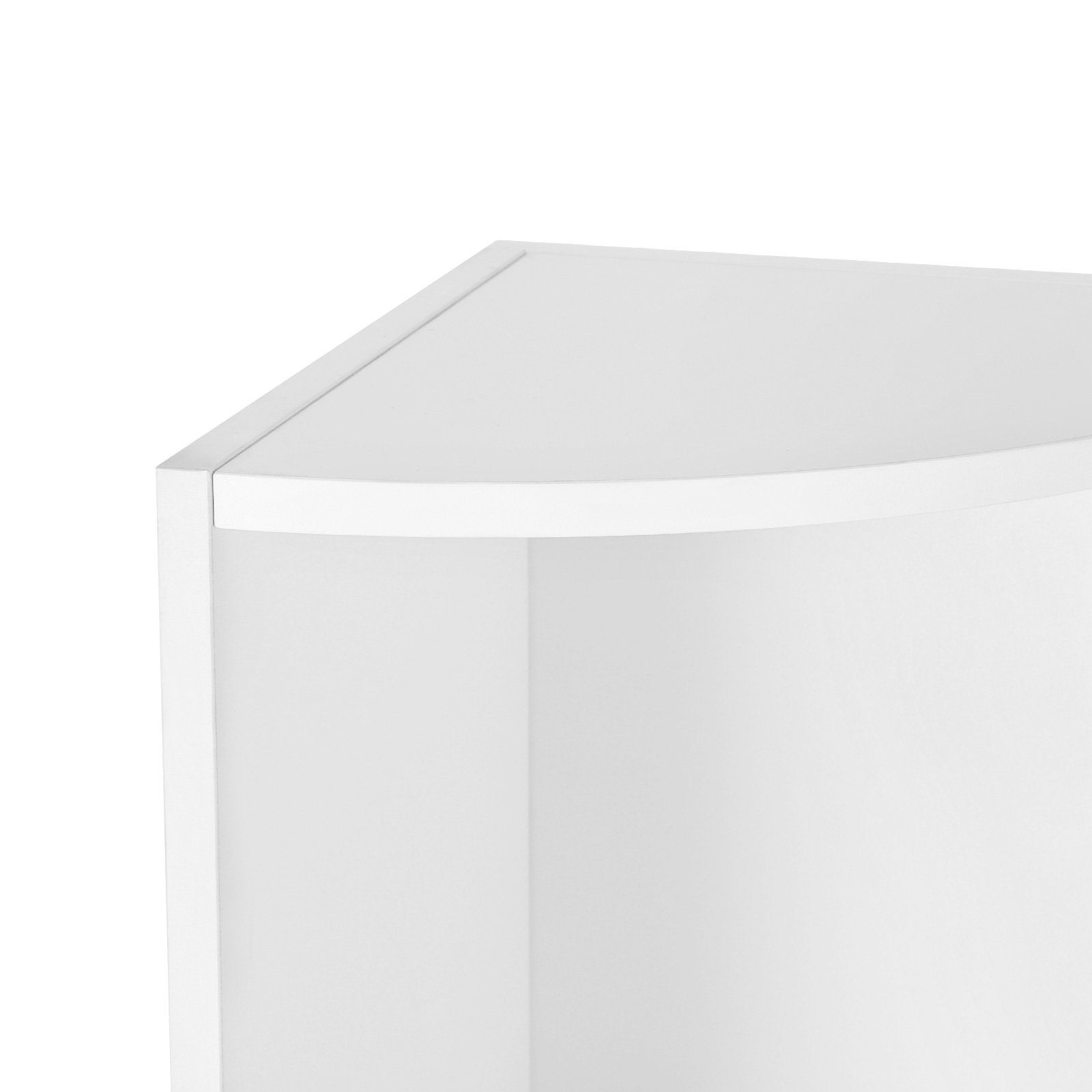 VASAGLE Eckregal Standregal, 4 Ebenen Eckregal, 129,5cm, Standregal
