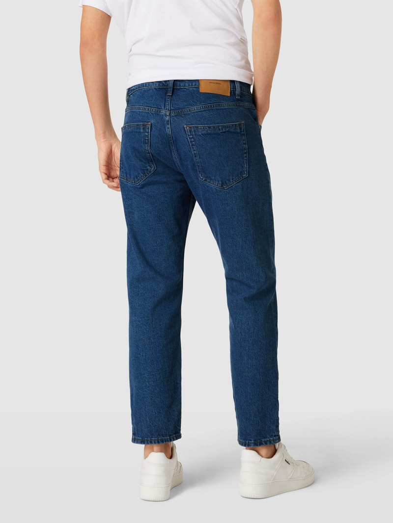 Jeans mit Label-Patch in jeans