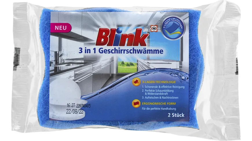 Blink Geschirrschwämme 3 in 1