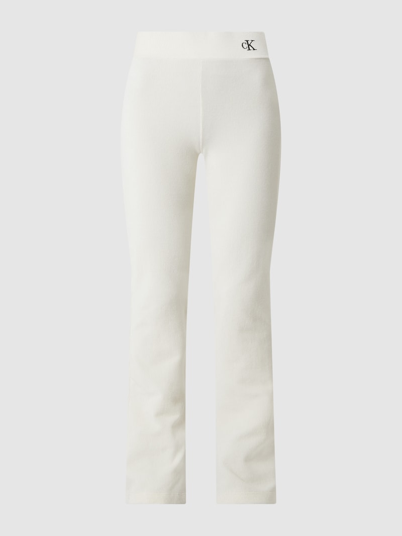 Schlupfhose aus Cord  in offwhite