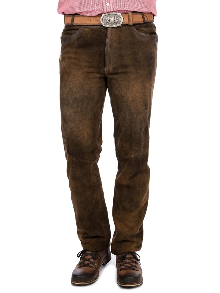 MADDOX Lederhose BENI in braun günstig kaufen
