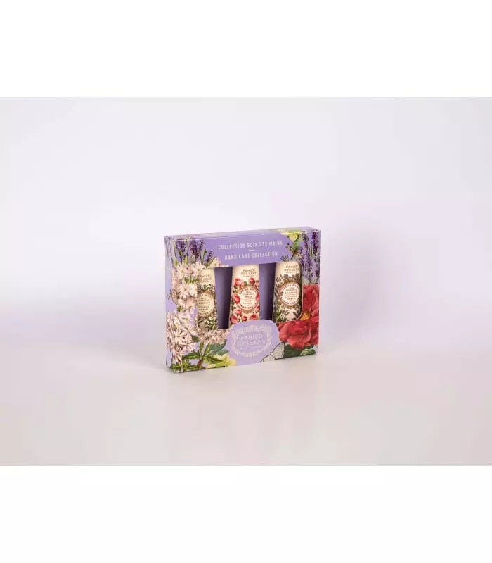 COFFRET 3 CRÈMES MAINS  Verveine, Rose, Lavande