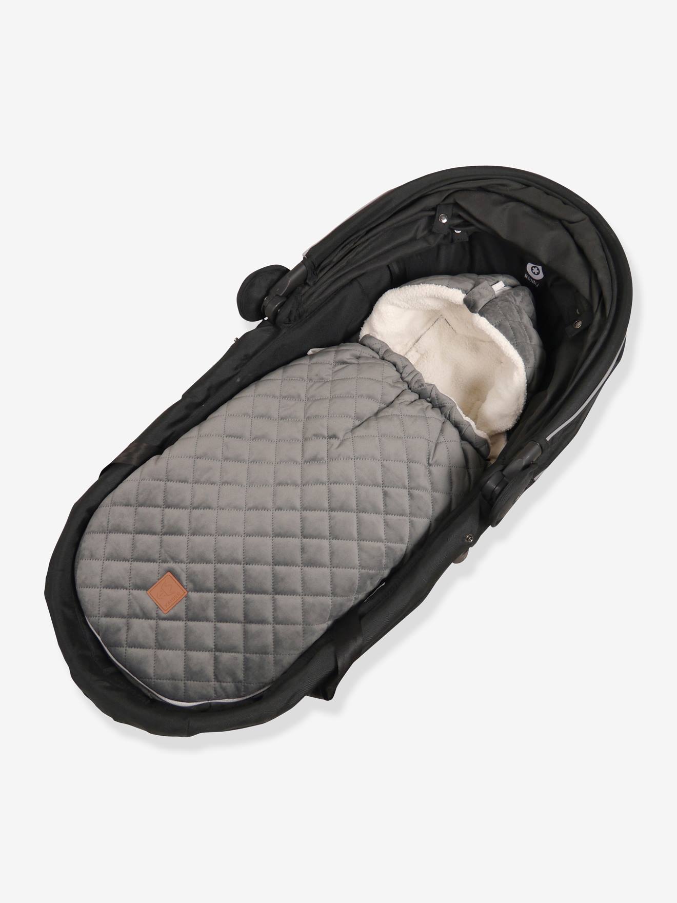Chancelière coque Velvet Hoody KAISER grey