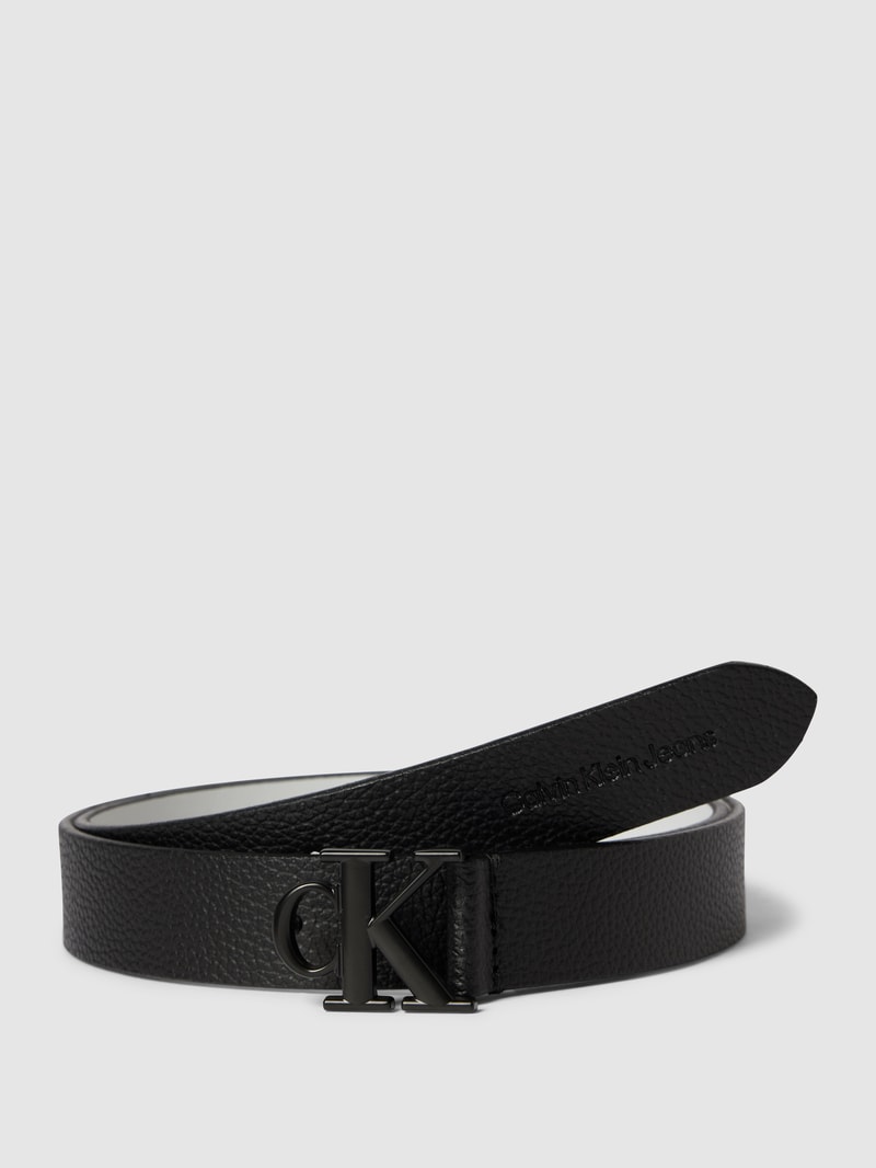 Gürtel in Leder-Optik Modell 'HARDWARE' in schwarz
