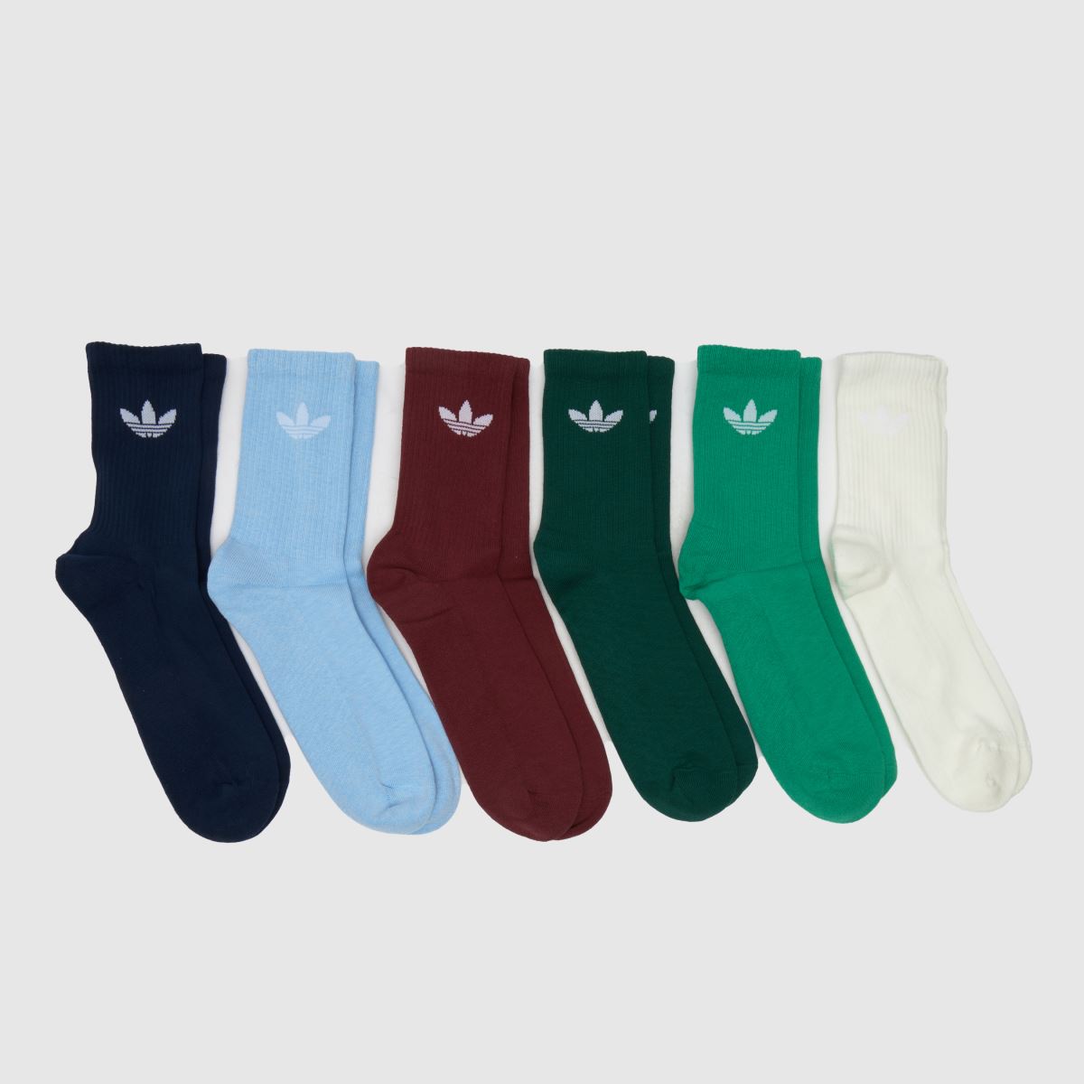 adidas multi originals crew nogavice 6pk