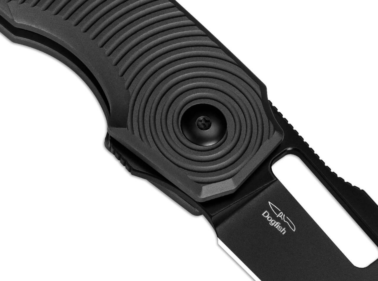 Dogfish Aluminum All Black Button Lock