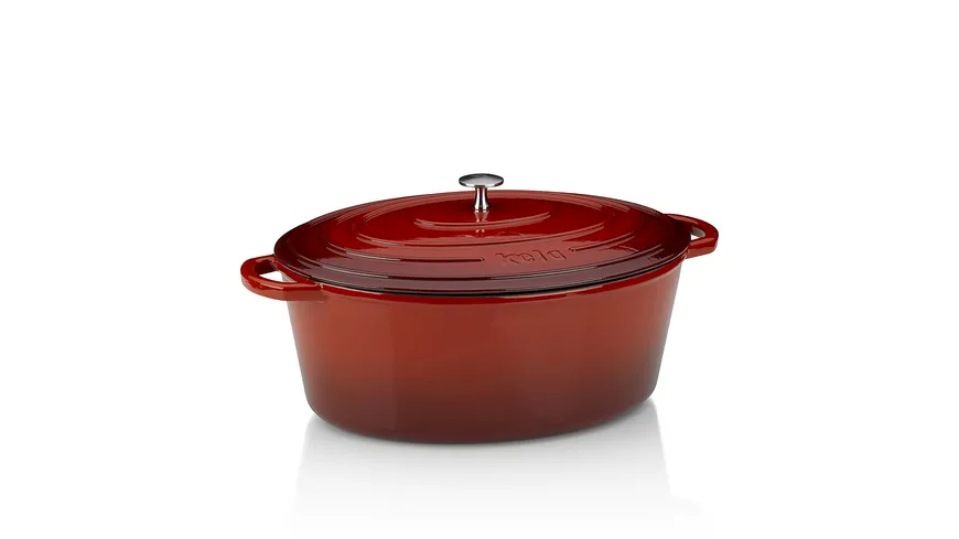 kela Bräter oval Calido 9,3l rot
