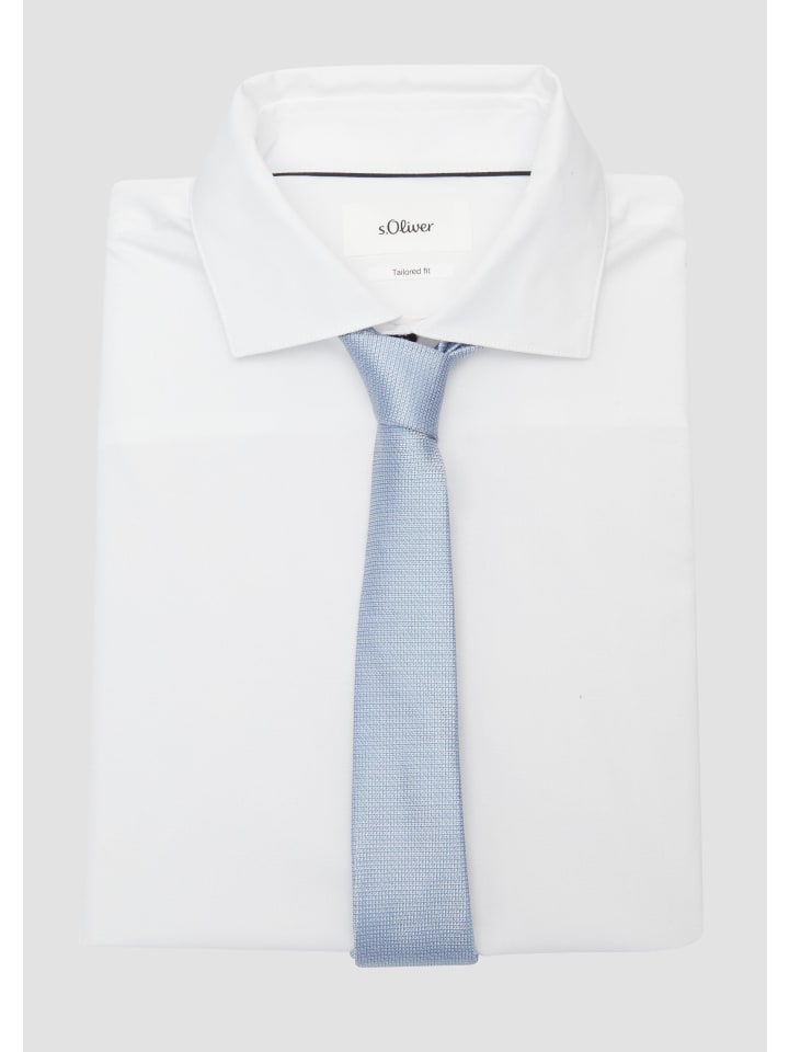 s.Oliver BLACK LABEL Krawatte in Blau günstig kaufen 1