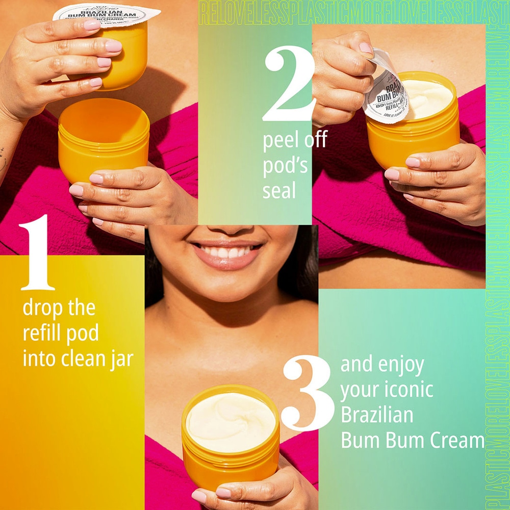 sol de janeiro Body Cream - Brazilian Bum Bum Cream Refill Crème Corps