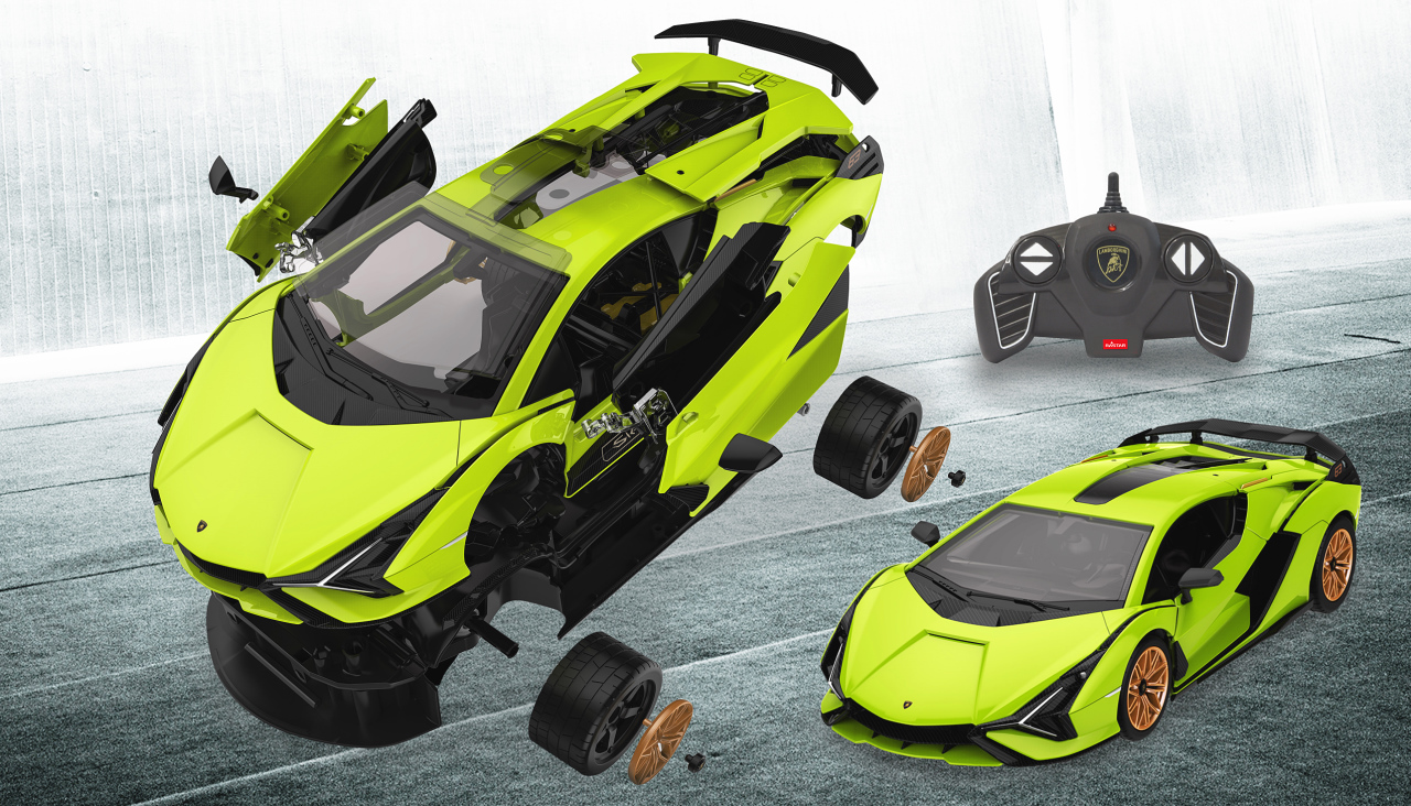 Jamara e.K. Lamborghini Sián FKP 37 1:18 grün 2,4GHz Bausatz