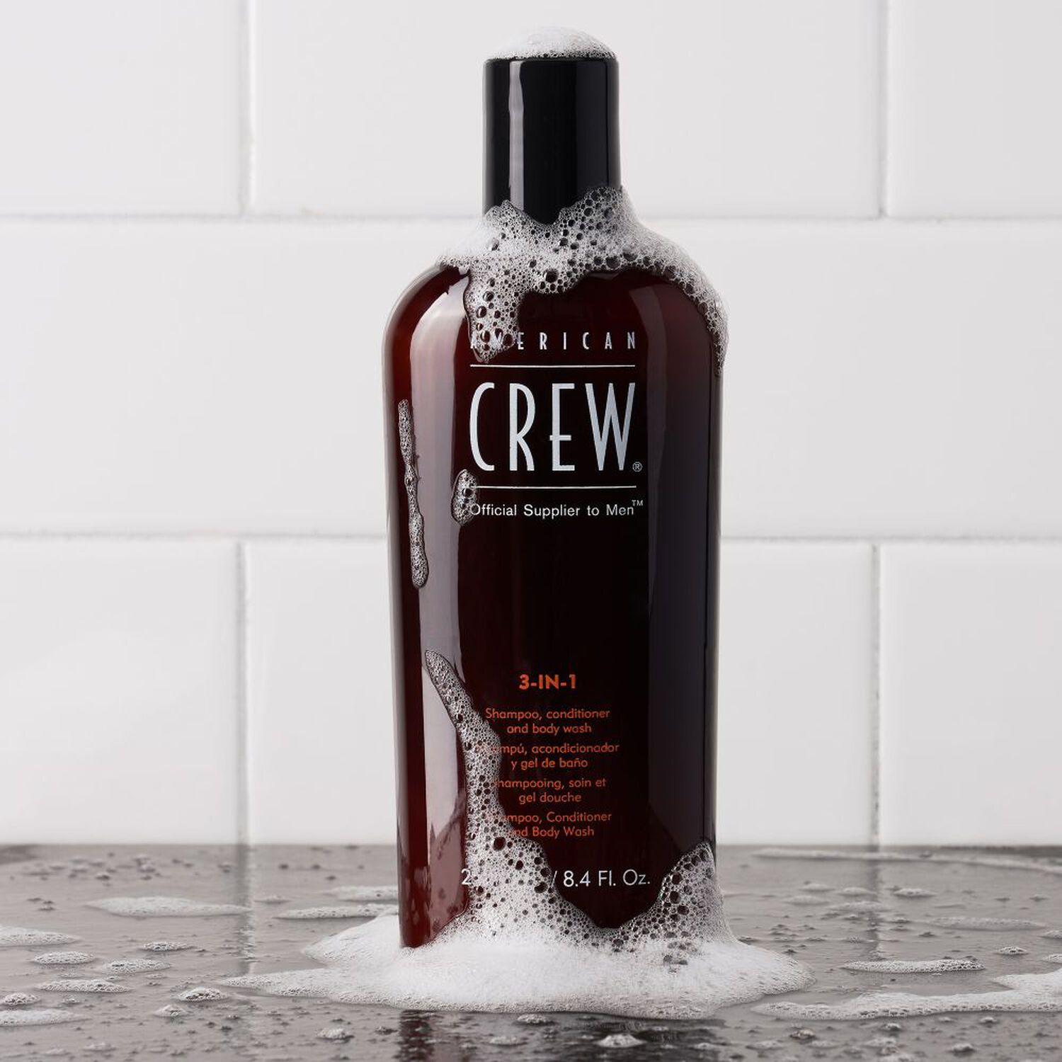 American Crew Classic 3 in 1 Shampooing Après-Shampooing et Gel Douche 450 ml
