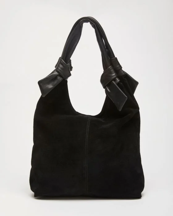 Sac en croûte de cuir aspect suédé