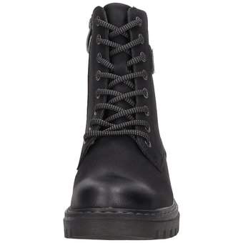 Relife Schnür Boots in schwarz