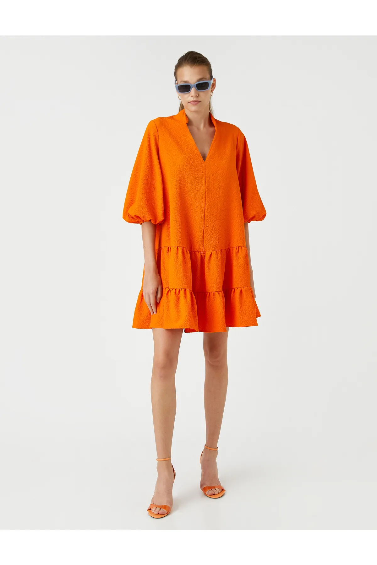 Koton  Übergroßes Lagenkleid