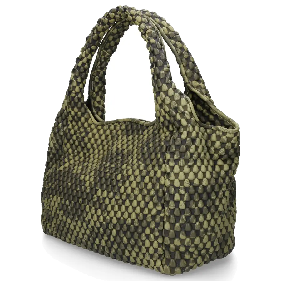 Tissa Fontaneda - Handtasche SIMPLE MATTER M Nappaleder logo olive - oliv