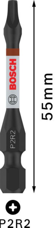 Bosch Blue Accessories 2608522527 PRO P2R2 iskuporakoneen kärki 55 mm 5 kpl