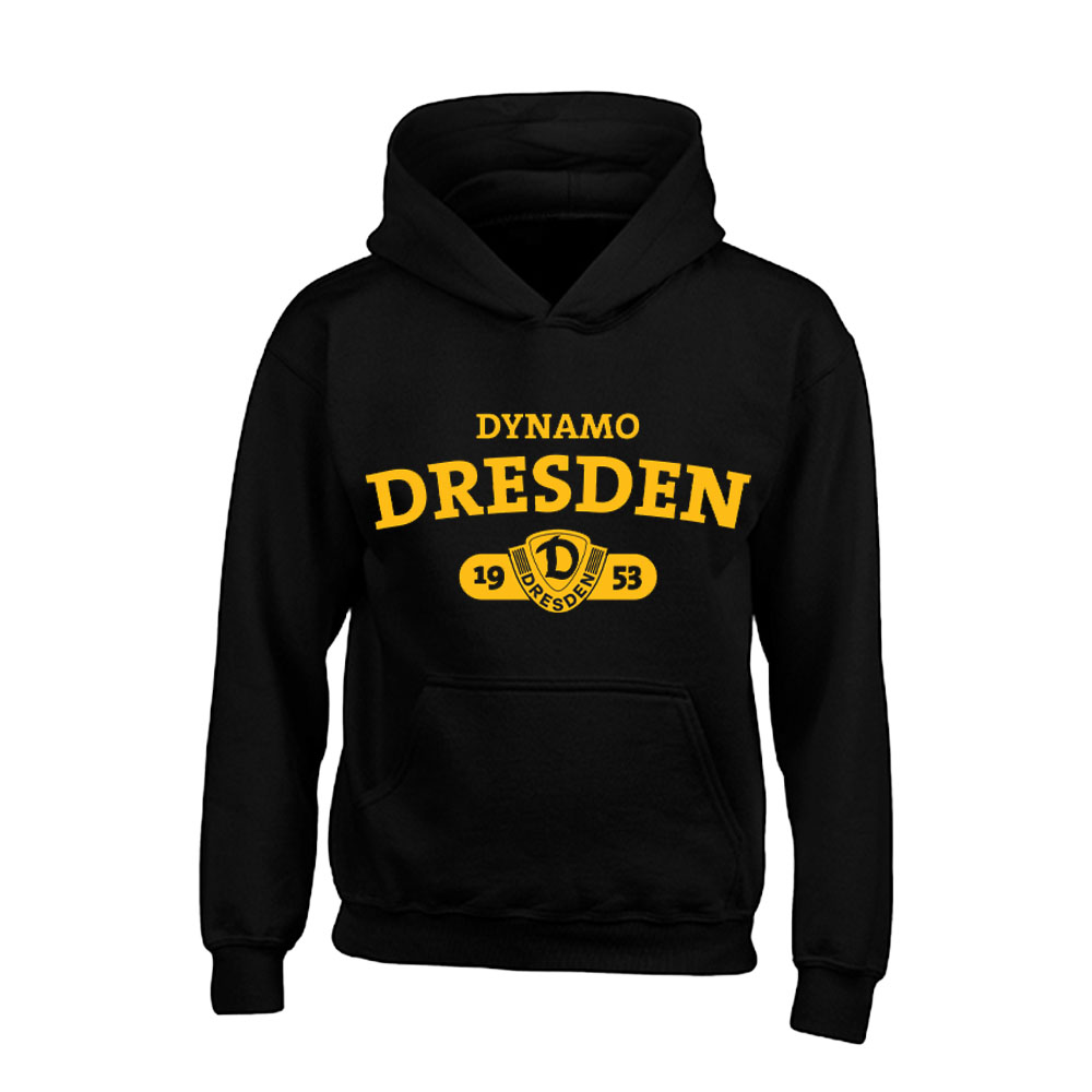 Kinder Kapuzensweater 1953 schwarz