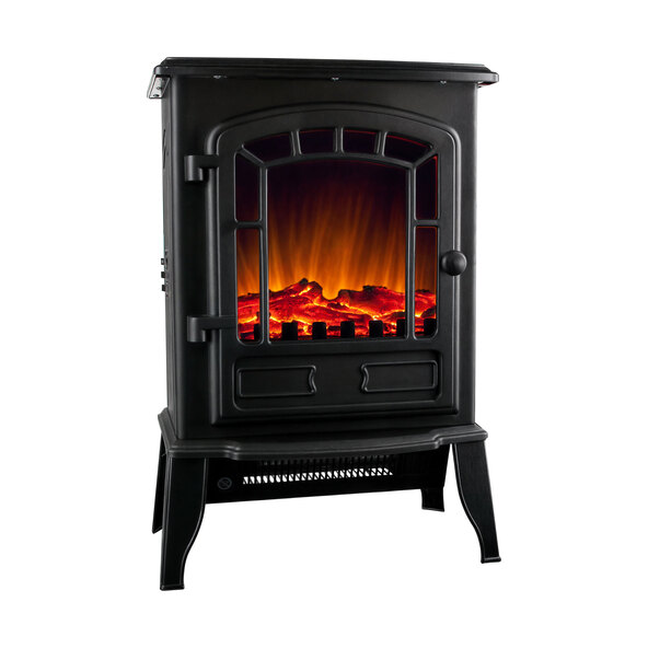 Kamin Elektro Heizer YH20, 2.000 W, schwarz