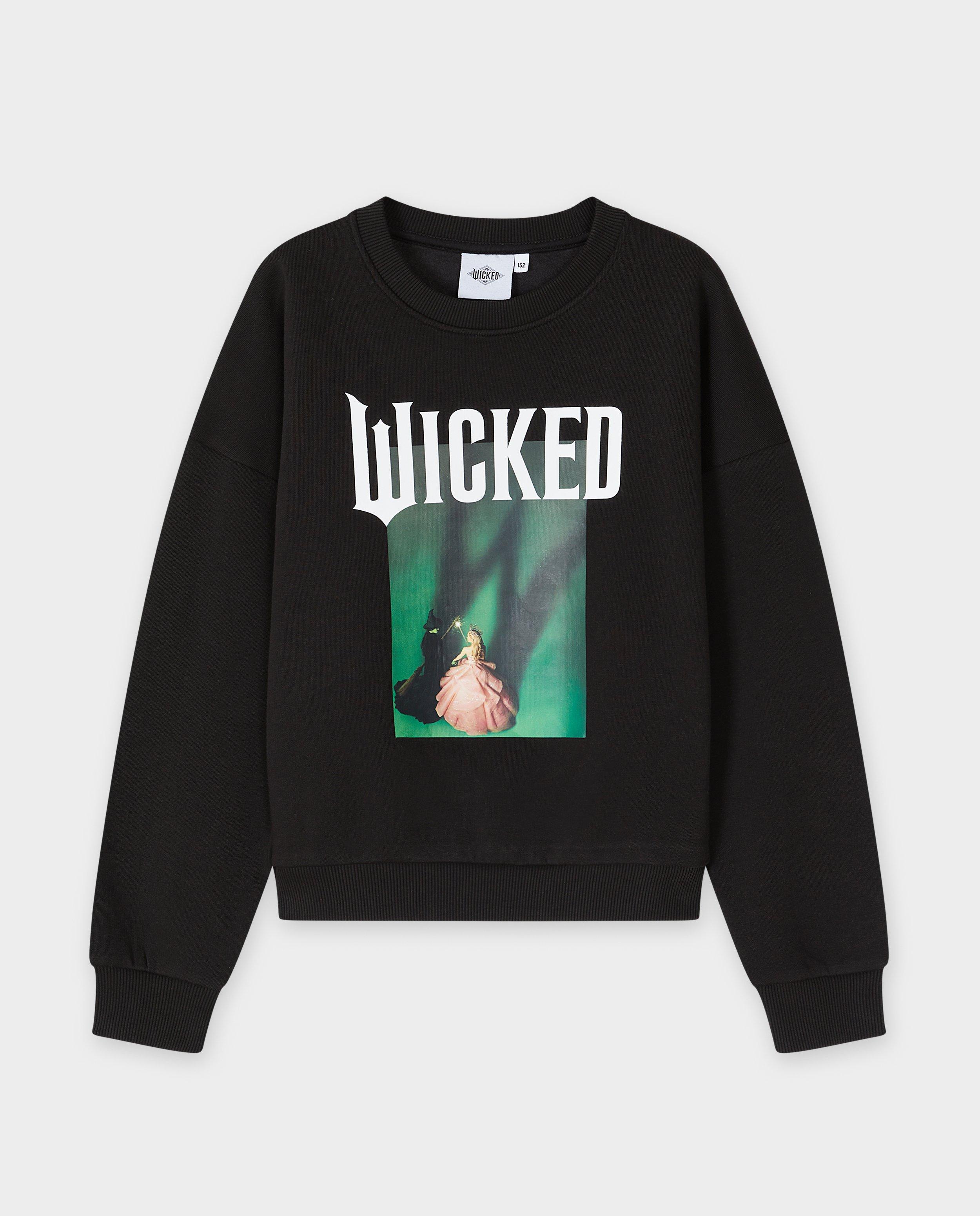 Fish & Chips pulóver fotómintával Wicked black