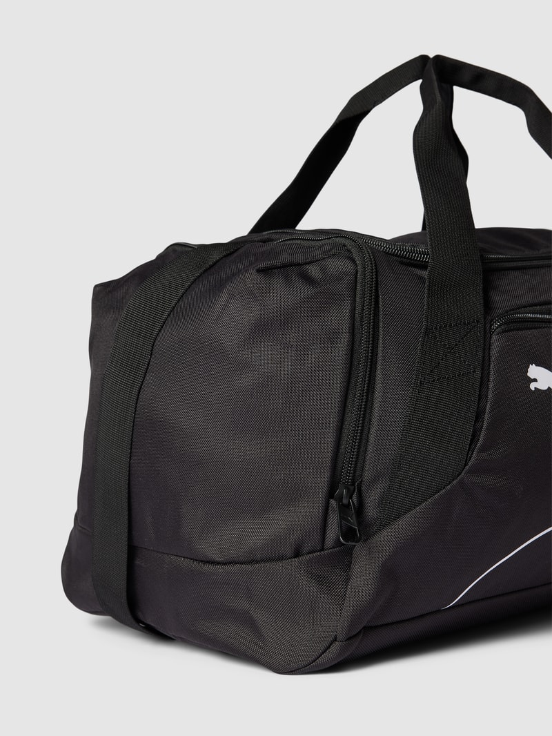 Sporttasche mit Label-Detail in schwarz