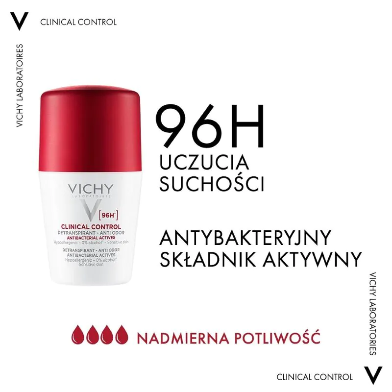 Vichy dezodorans Clinical Control 96H roll-on