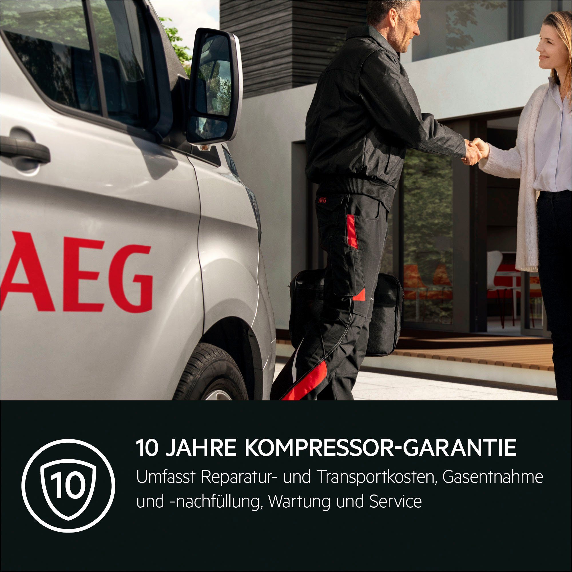 AEG Einbaukühlgefrierkombination Serie 5000 TSC5S181EF 925524006, 176,9 cm hoch, 55,6 cm breit