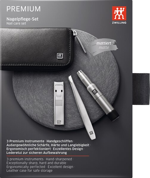 ZWILLING Beauty Premium Nagelpflege-Set - black Maniküre-Set