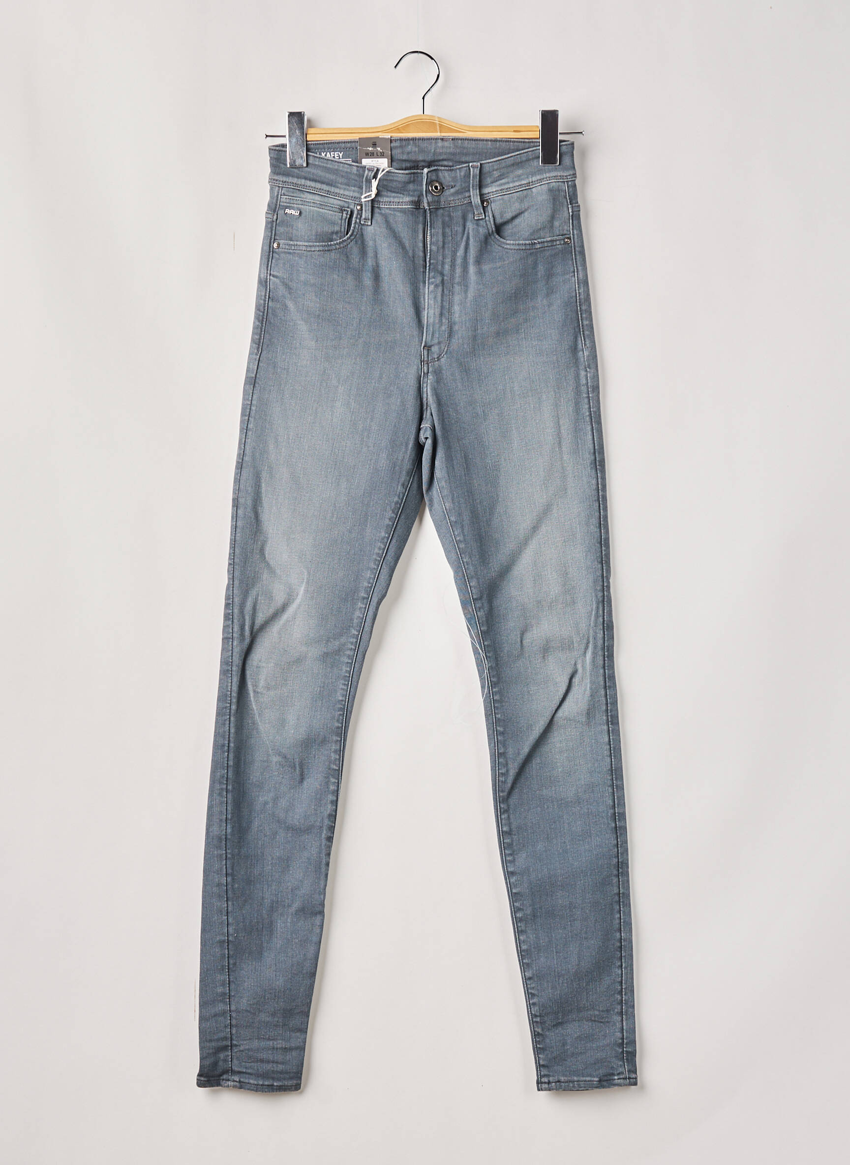 G Star Jeans Skinny Femme couleur gris