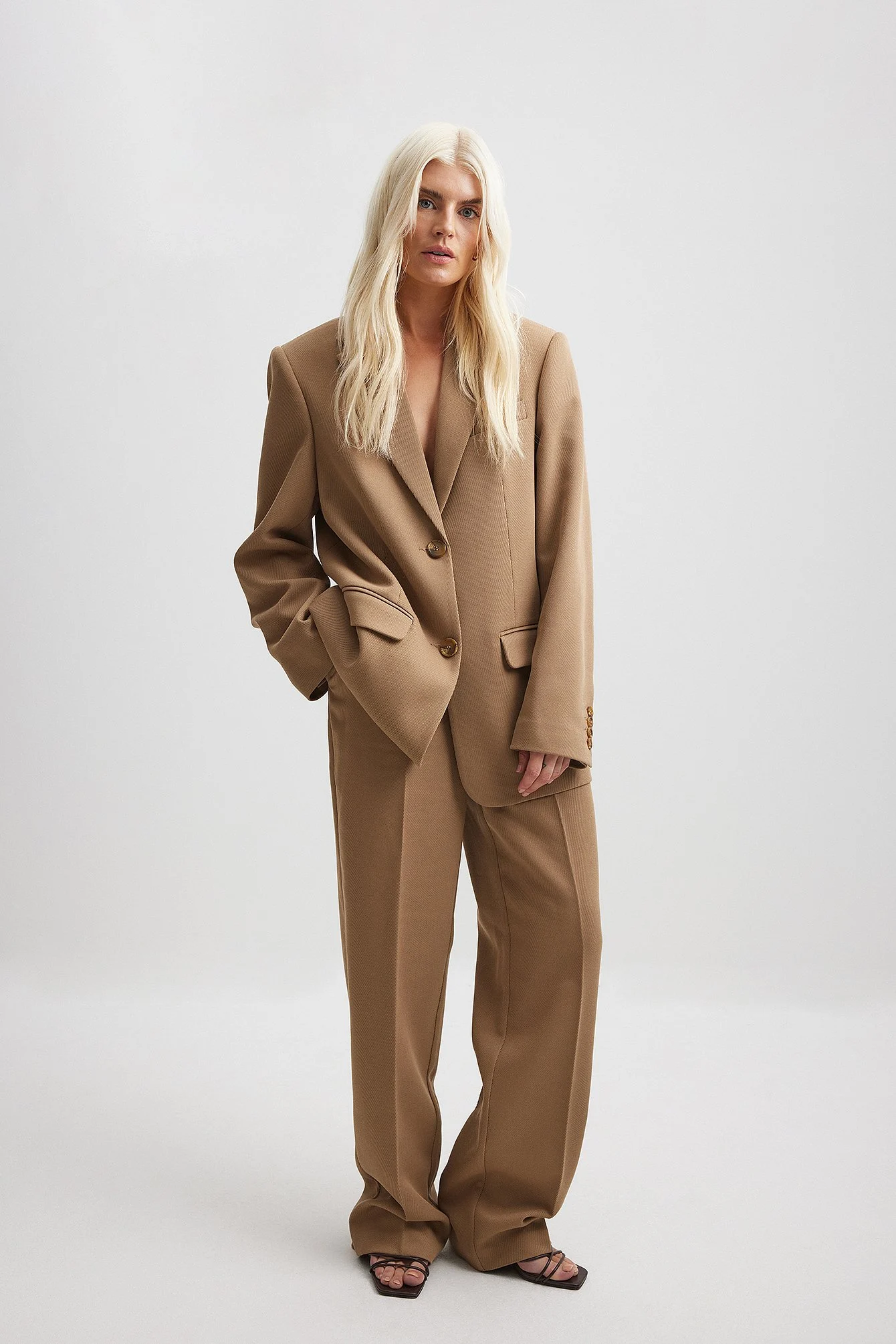 Anzughose aus Twill