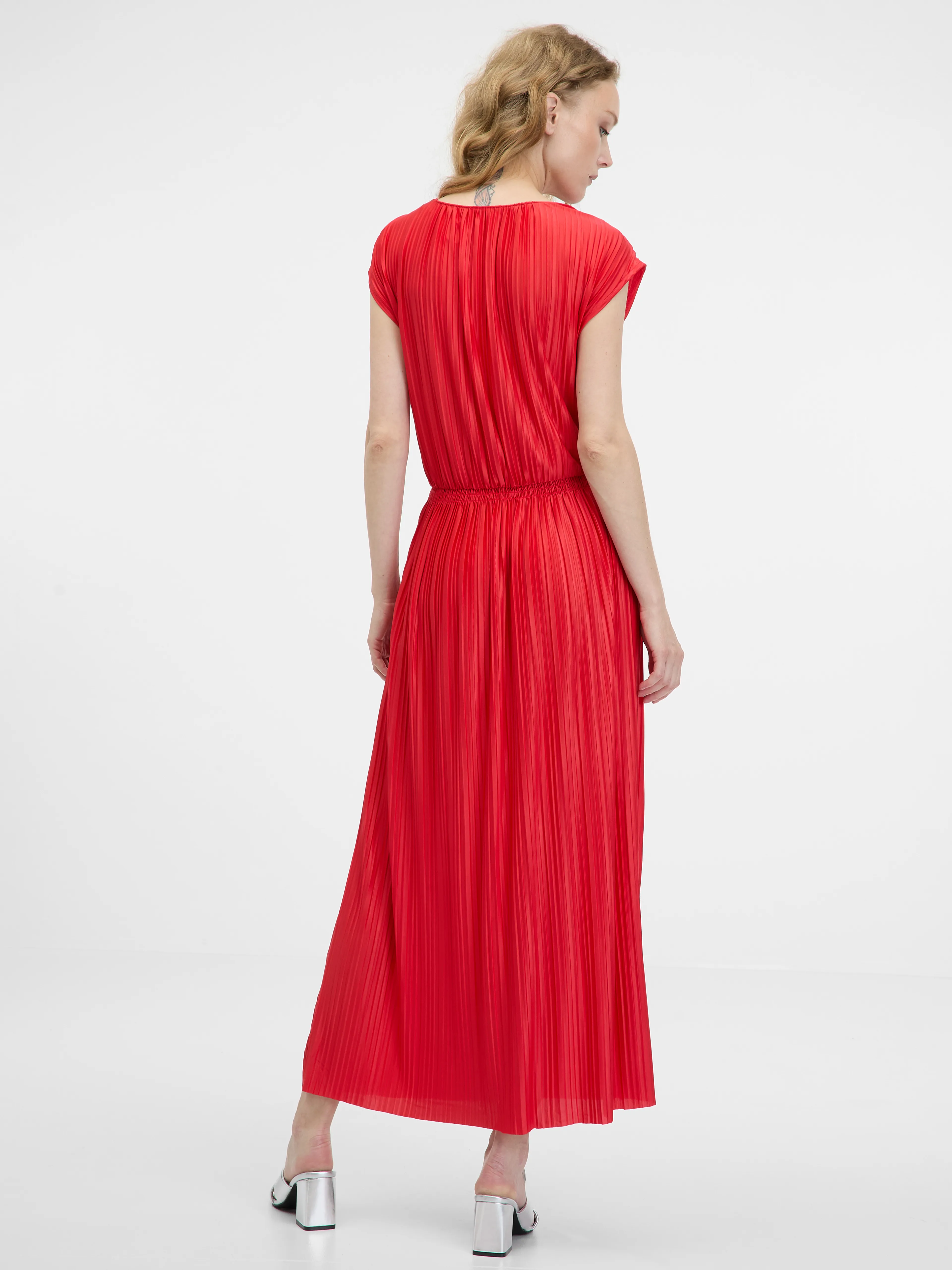 Rotes Damen-Midikleid ORSAY